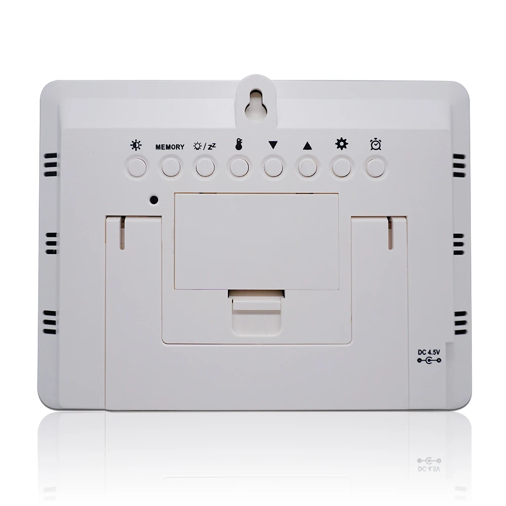 

2019 Original Digital Weather Station Alarm Clock Temperature Humidity Digital Clock Backlight Snooze Function Clock