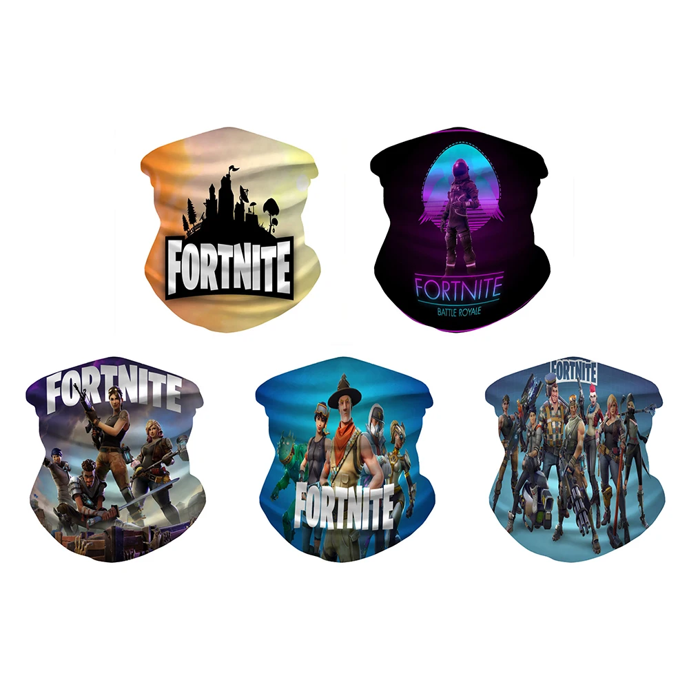 Шарф Fortnite для защиты лица взрослых шарф унисекс подростков защита от пыли с