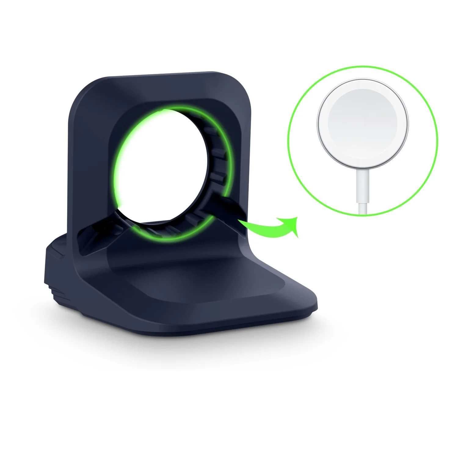 Watch Charge Stand For Apple Watch Series 1/2/3/4/5/6/7/8  iWatch Charging Dock Cute Silicone Holder Station