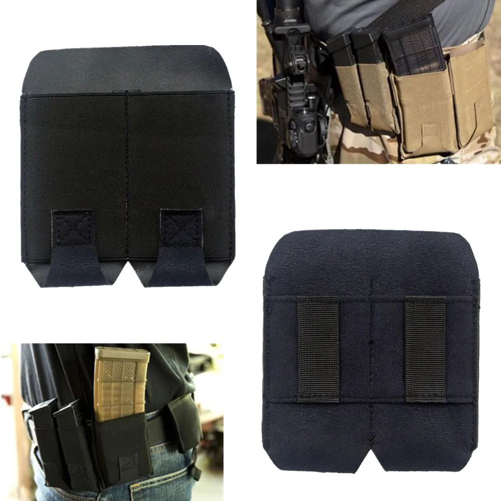 

Tactical Universal Oxford Cloth Molle Double Pistol Mag Pouch with Belt Clip Outdoor Military Hunting Waist Belt Mag Bag