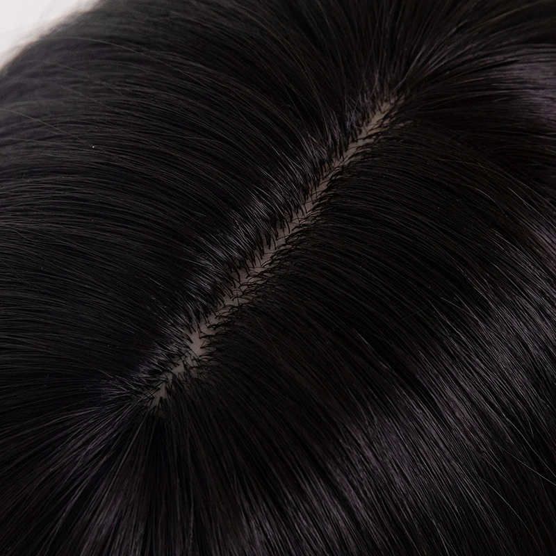 

PIAOYUN Synthetic Soft Wig Shoulder Length Brown Short Straight Hair With Bangs Wig For Girls Summer Heat-Resistant Toupee
