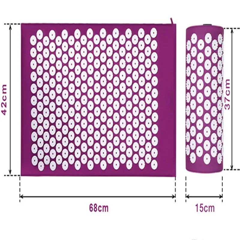 Массажная подушка массажный коврик для йоги акупрессура облегчающий стресс боль