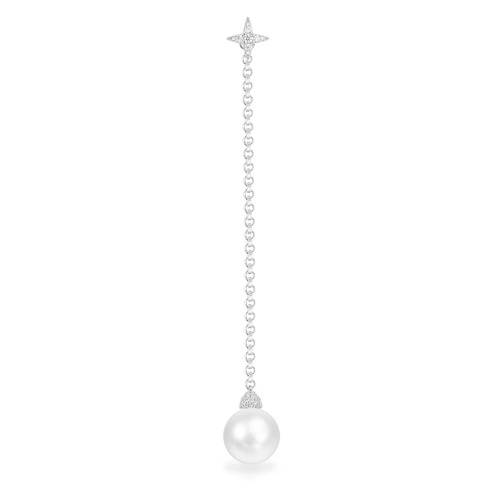 

Original Fashion Stud Earrings High Quality Natural Pearl Festival Female Jewelry Engraved With Earing