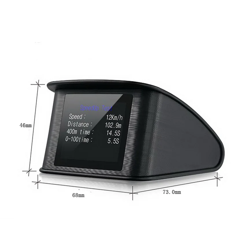 CARCHET 2,2 дюймов P10 HUD Дисплей дисплей OBD компьютер спидометр цифровой светоотражающий проектор датчик температуры диагностический инструмент