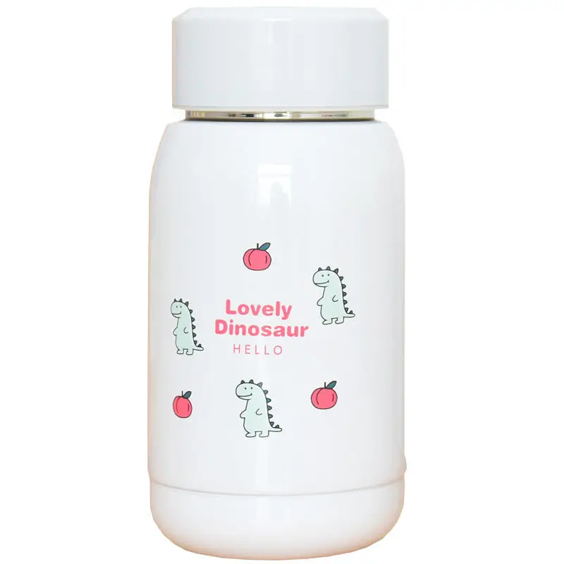

Yuansufeng girl cute simple water cup students slant across the water cup children's stainless steel thermos cup drink water