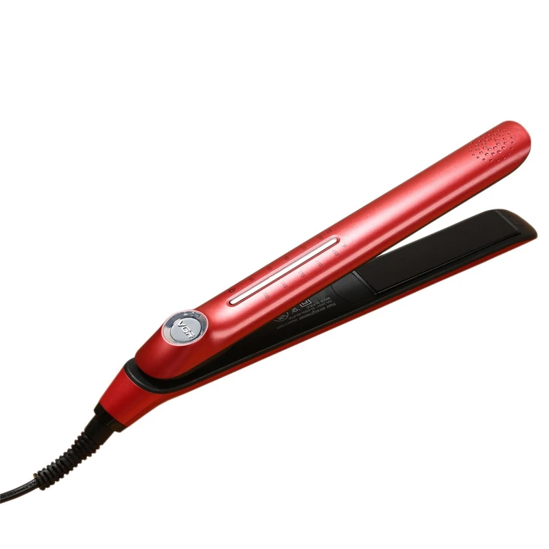 

VGR V-556R Hair Straightener Curling Ion Flat Iron Curling Iron Hair Crimper Brush Instant Heat Up Hair Curler EU Plug
