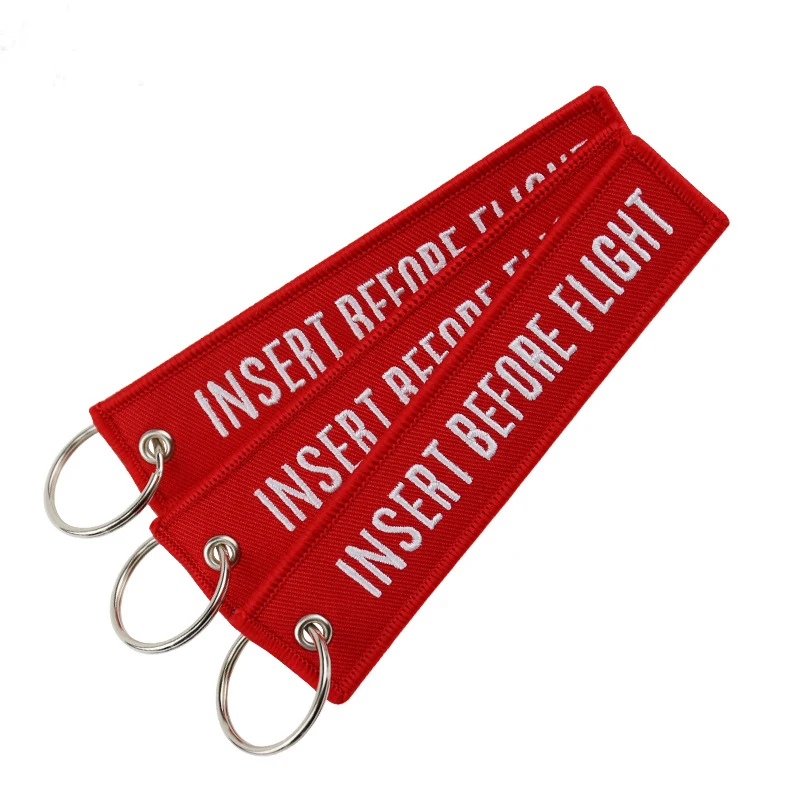

50Pcs/Lot Designer Keychain Embroidery Supplier Remover Text Airbus Tag US$68