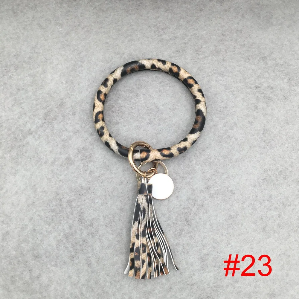 style23 Женский брелок для девочек, браслет, круглая капля, масло, кисточка, кулон, браслет и браслет, брелок, ремешок на запястье, 32 цвета - Цвет: style23