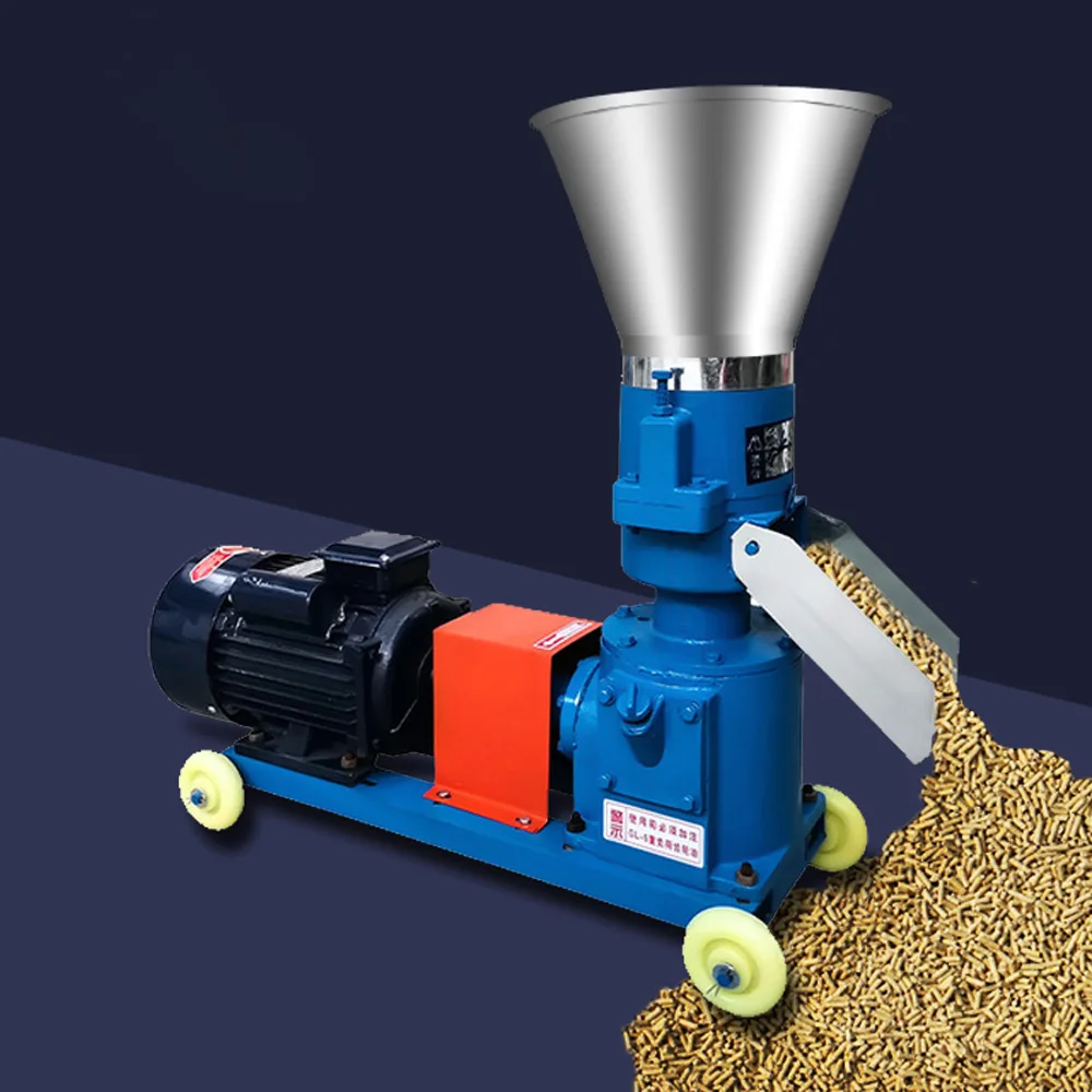 

Pellet Machine Feed Granulator 100-150kg/H Wet and Dry Feed Pellet Making Machine Animal Farming Peletizadora 220V/380V