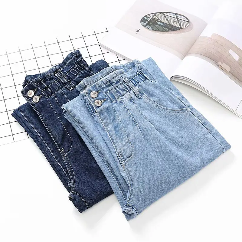 GOPLUS размера плюс джинсы женские джинсовые штаны 2021 осень-зима Широкие с