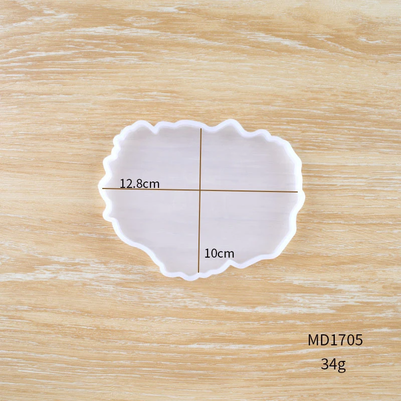 1 шт. DIY зеркальный большой стол кристальная эпоксидная смола форма поднос для чая