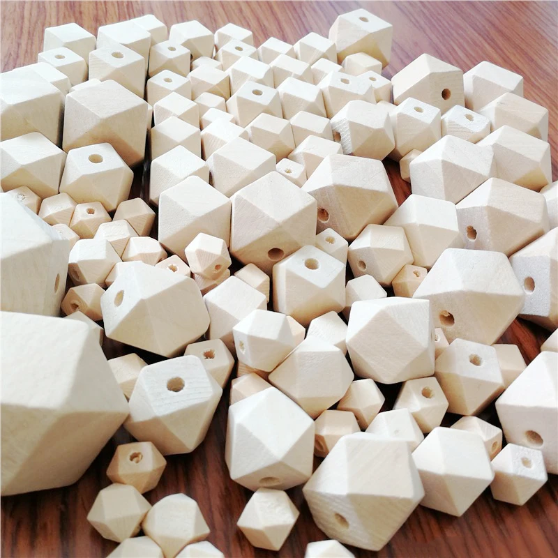 Незавершенные деревянные бусины 10 30 мм природный цвет разделитель экологически