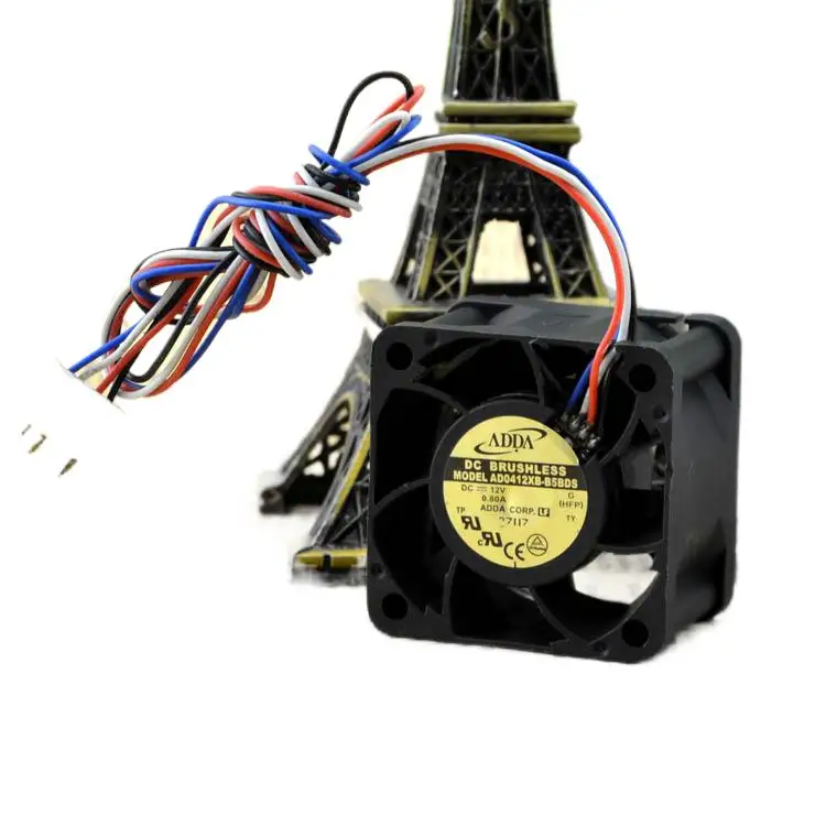 Adda Co-Hi AD0412XB-B5BDS 4028 4CM 12V 0.80A четырехпроводной вентилятор насилия