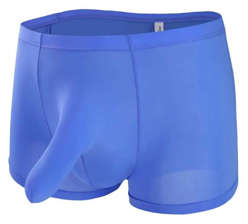 

Men's underwear sexy boxers shorts elephant nose underwear ice silk underwear ice silk boxers gay panties male underpants