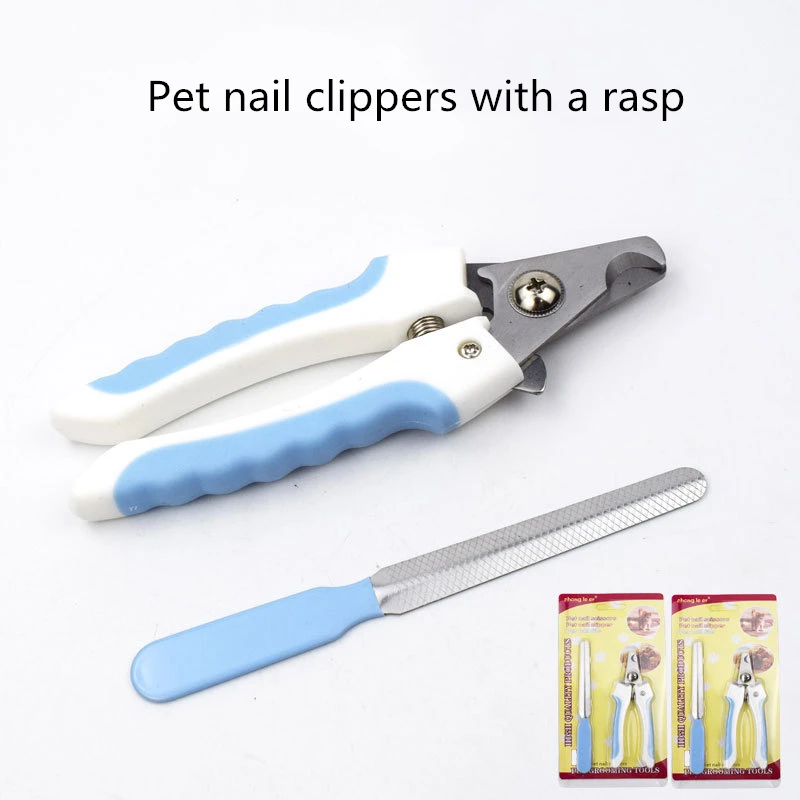 

Профессиональные кусачки для ногтей для домашних животных, кусачки для ногтей из нержавеющей стали для собак и кошек, двухцветные, экономны...