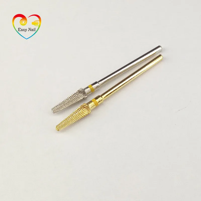 Фрезы для маникюра Pro XF из карбида вольфрама 3/32 дюйма 2 цвета 1 шт.|nail drill bits|carbide nail