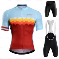 new 2021 triathlon suit mens road bike cycling clothing ropa de ciclismo 2020 skinsuit cycling jersey set bicycle clothing