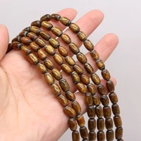 natural stone coral beads drum shape gold plated spacer bead for jewelry making diy retro women bracelet necklace crafts
