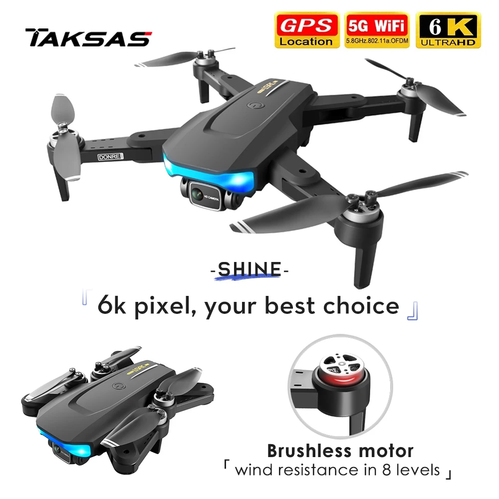 

Новый LS38 Дрон 6K HD Камера FPV GPS 5G Wi-Fi для профессиональной аэрофотосъемки безщеточный Квадрокоптер с дистанционным управлением и L900 SG907