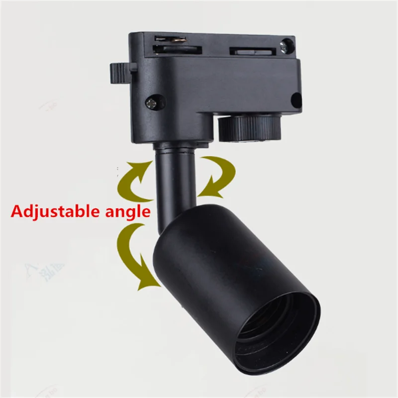 

E27 Holder Track Light E27 base track lamp Fixture for spotlight led bulb Home indoor lighting clothes jewel shop restaurant