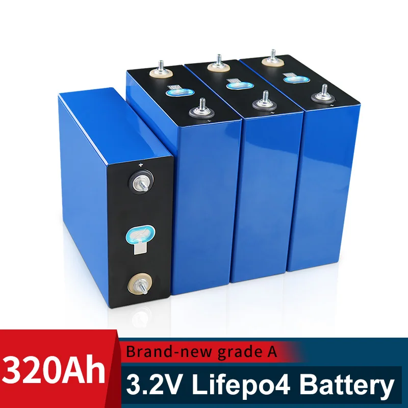 3 2 V 310AH клетки BRAND NEW 48V Lifepo4 320AH Батарея Класс DIY 12V 24V Перезаряжаемые пакет ЕС и США