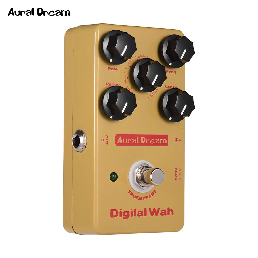 Цифровая педаль для создания эффектов Aural Dream Wah корпус из алюминиевого сплава