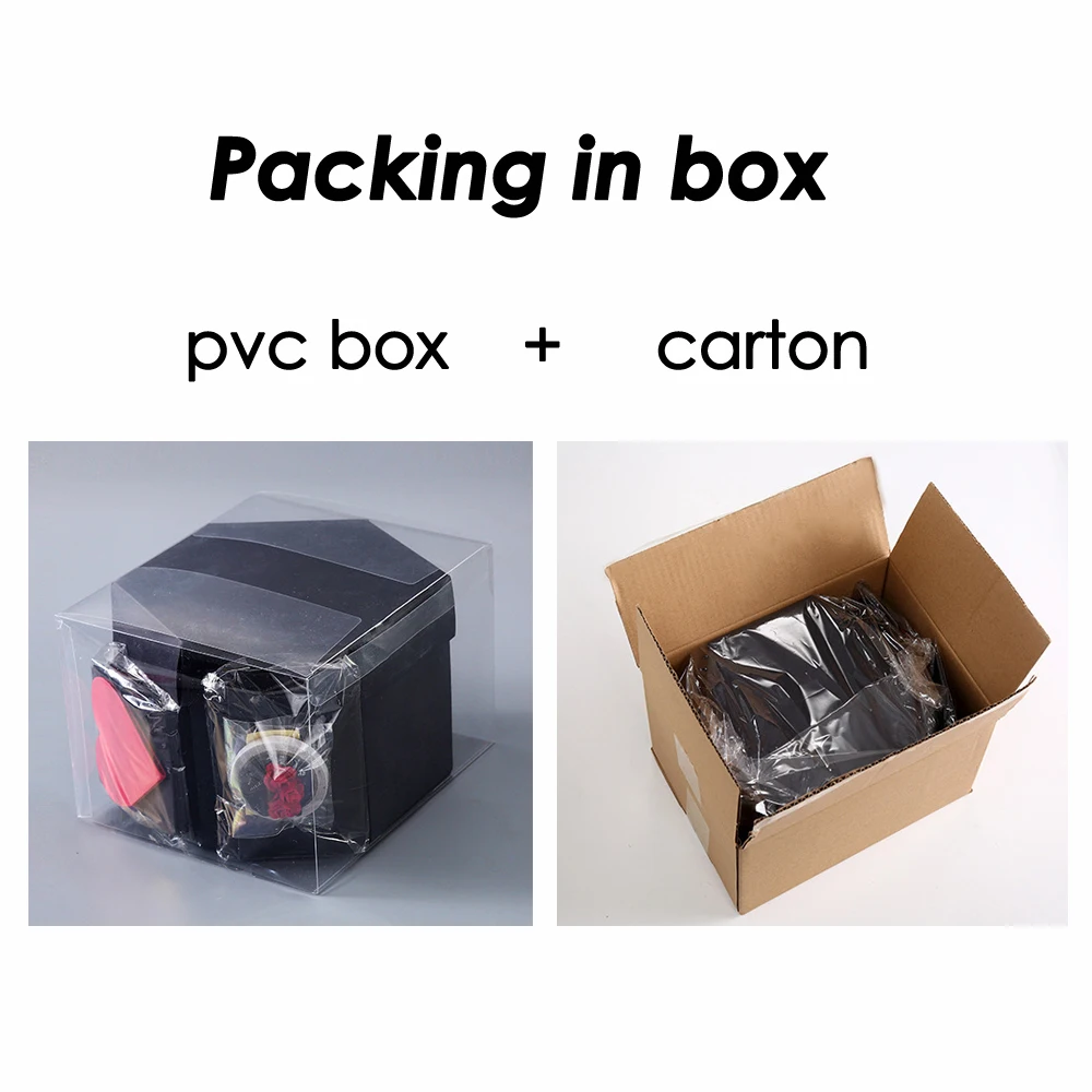 Рождественский сюрприз Взрывная коробка шестиугольник DIY ручной работы