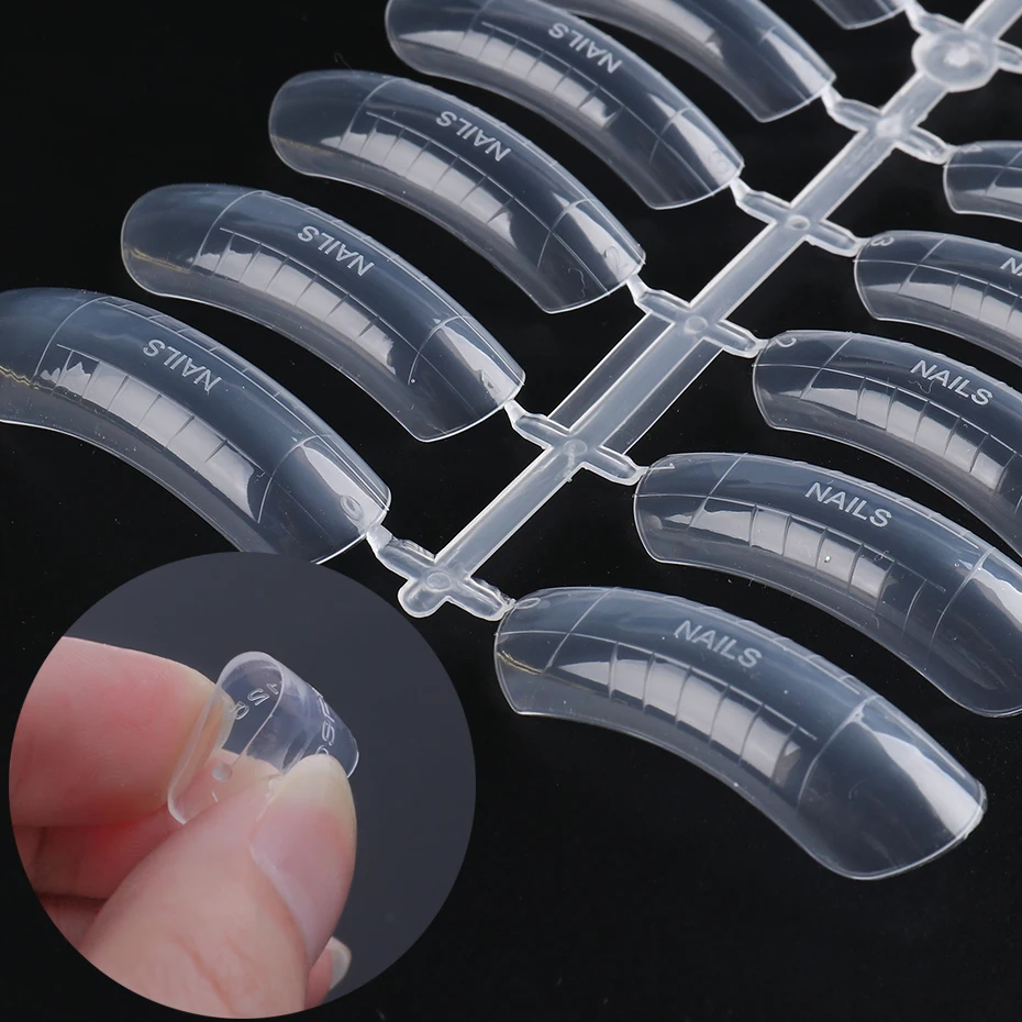 Накладные ногти STZ Типсы для быстрого наращивания ногтей полное покрытие