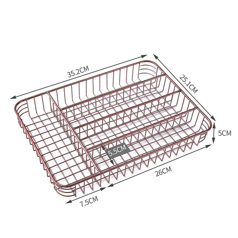 Пустая сливная корзина нож вилка ложка палочки для еды Подставка хранения посуды