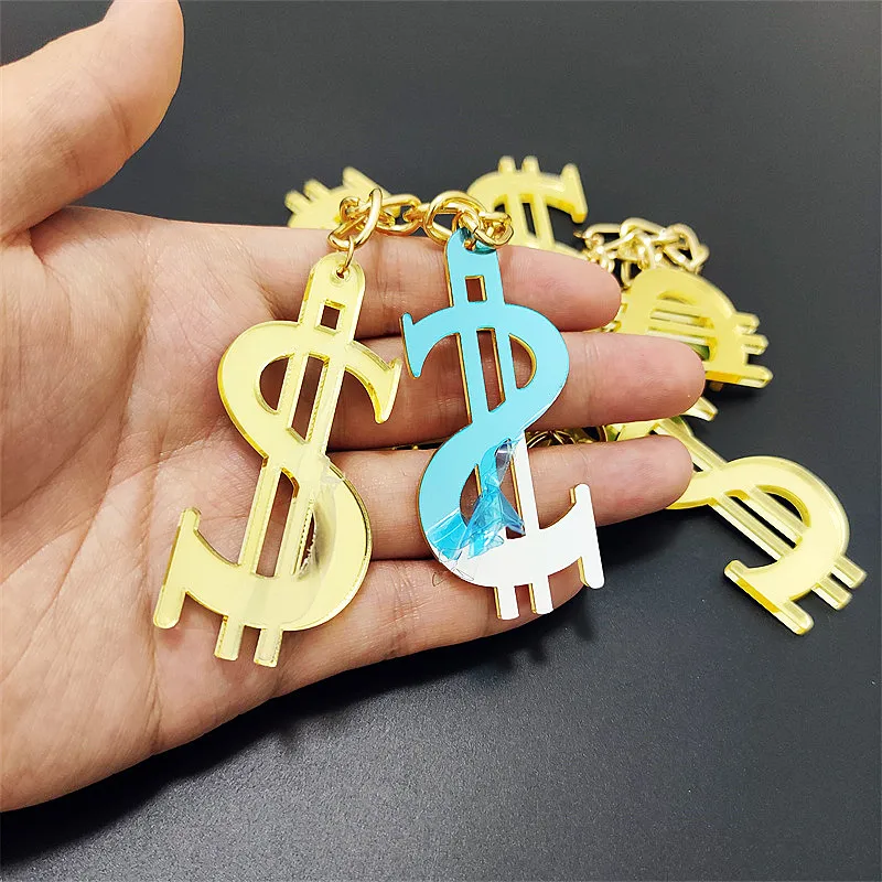 Купарней Рок Хип хоп ювелирные изделия Hyperbole многослойное ожерелье в долларах