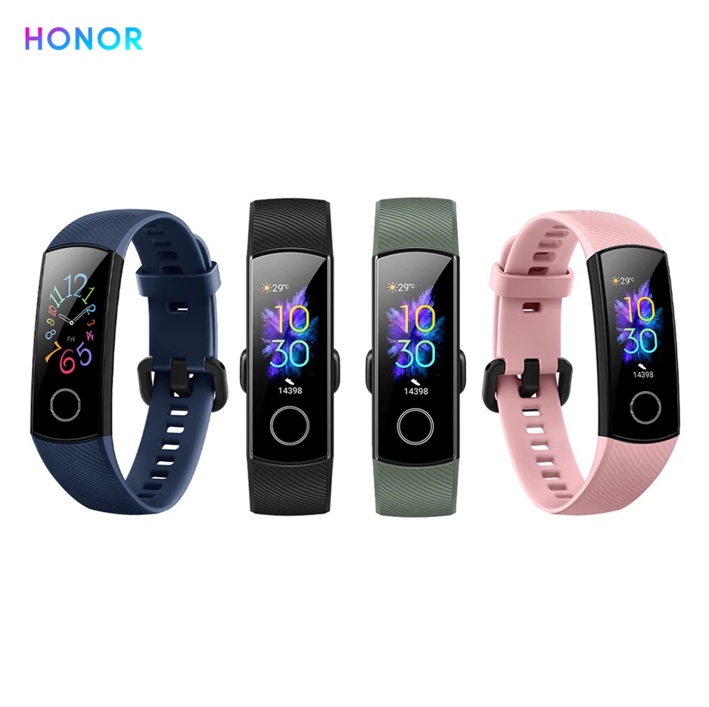 Оригинальный Смарт браслет Honor Band 5/5i AMOLED фитнес с трекером пульсометром