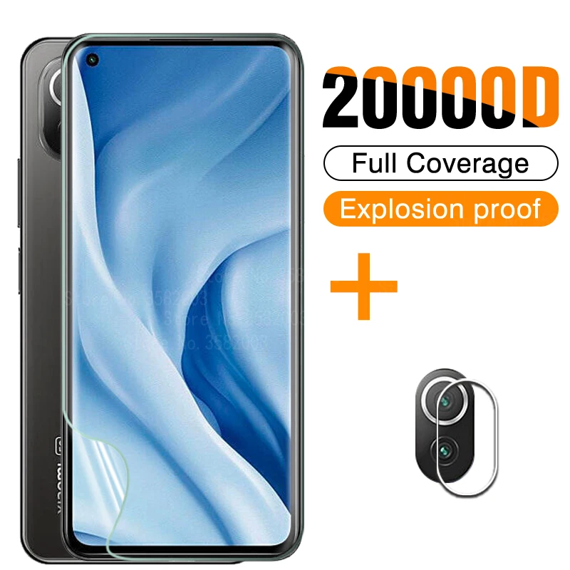 2 в 1 Защитная пленка для экрана камеры Xiaomi 11 lite 11pro 10 ultra 10i 10s 10t lite 9 pro 9t 9se 8lite 8se 8, мягкая Гидрогелевая пленка 2 в 1 Защитная пленка для экрана камеры Xiaomi 11 lite 11pro 10 ultra 10i 10s 10t lite 9 pro 9t 9se 8lite 8se 8, мягкая Гидрогелевая пленка