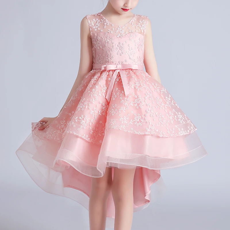 Embroidered Mini Flowers Princess Cocktail Dress