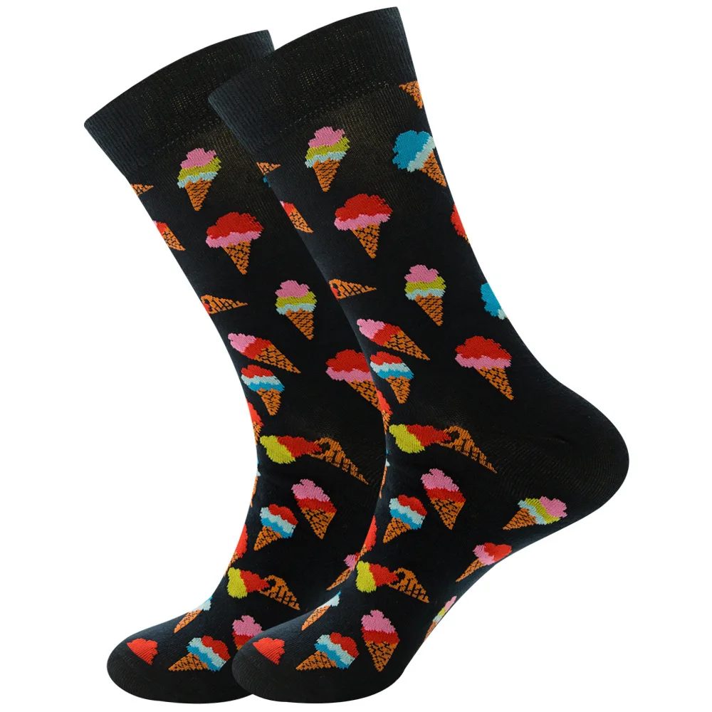 Funny Funy Socks Happy Plus Size Men's Socks 40 PAIRS Fruit Women's Socks Sock Funny Novelty Cute Lovely Pop Accessories Woman