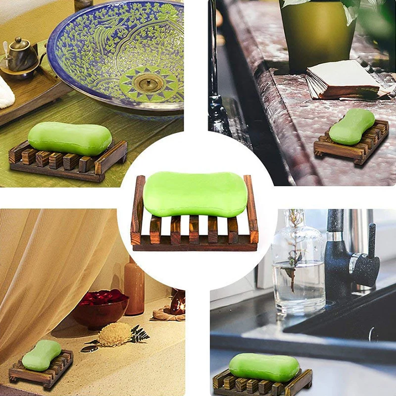 

Soap Case Holder Soap Rack Soap Dish Holder Storage Bathroom Plate Box Container Wooden Handmade Soap Tray Bathroom Accessories