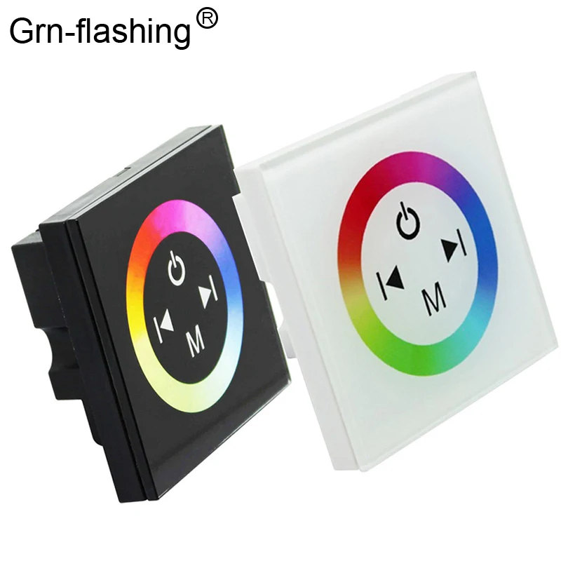 DC12 24V 4A/CH настенный RGB светодиодный сенсорный переключатель панель контроллера