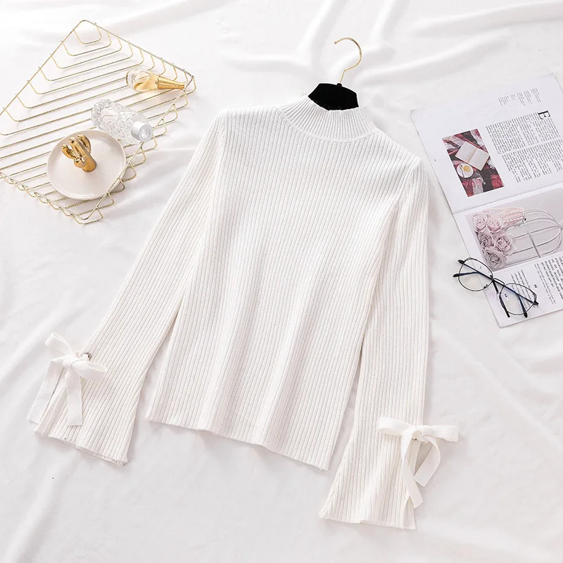 Женские свитера зимняя одежда женские с высоким воротником осенние модные