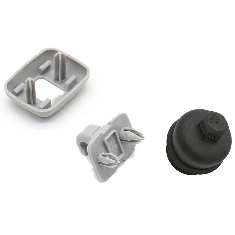 

Gray Interior Sun Visor Clip Hook for A1 A3 S3 A4 S4 A5 & Oil Filter Cap Oil Cover for Citroen Peugeot 1.4 1.6 HDI