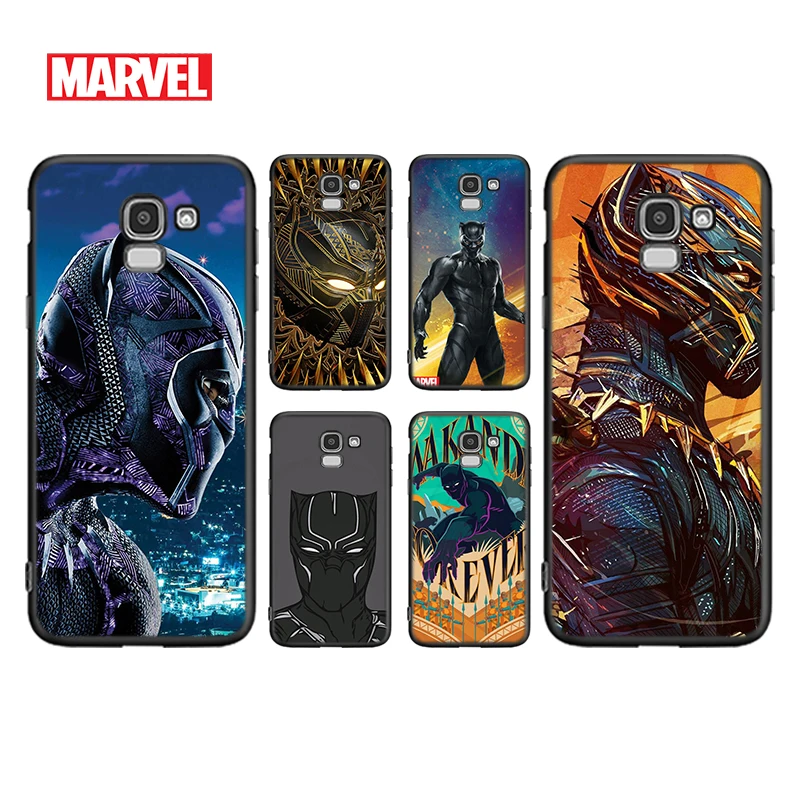 

Marvel Avengers Black Panther For Samsung Galaxy J8 J7 J6 J5 J4 J3 J530 j730 Duo Core EU Prime Star 2018 2017 2016 Phone Case