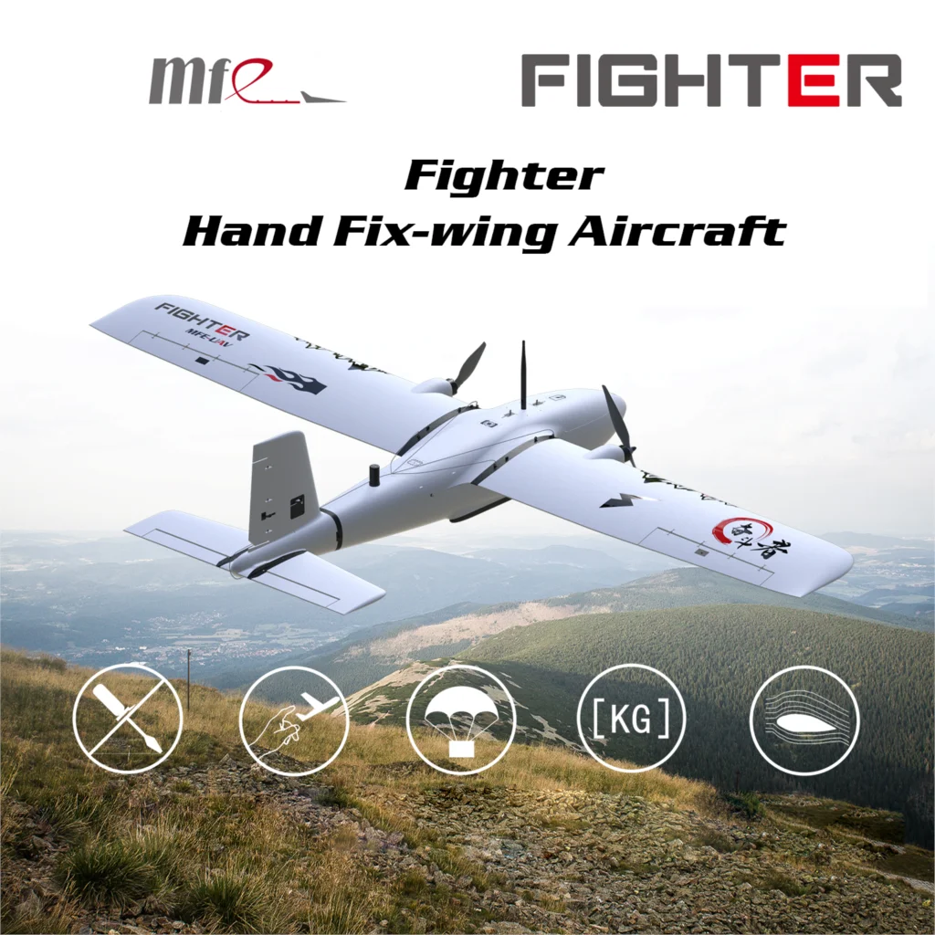 

Makeflyeasy Fighter 2430mm WingSpan (Hand Version) Aerial Survey Carrier Fix-wing UAV Aircraft Mapping