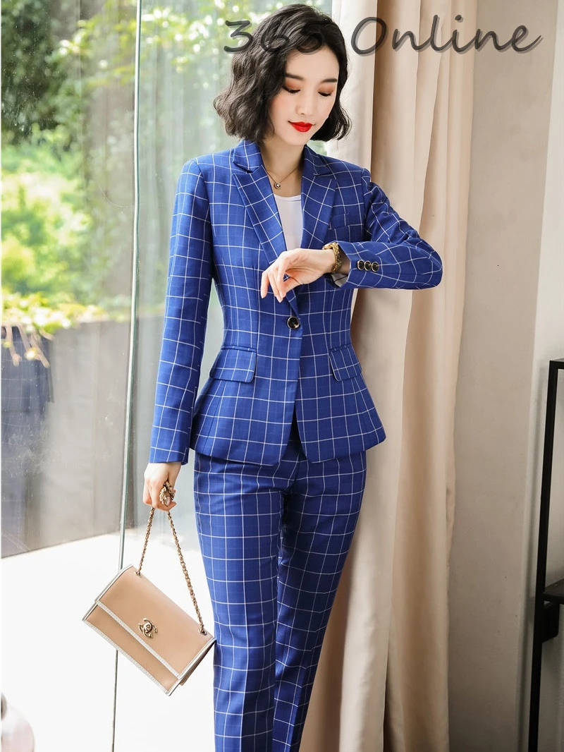 Новинка плед высокого качества ткань осень зима женские официальные деловые