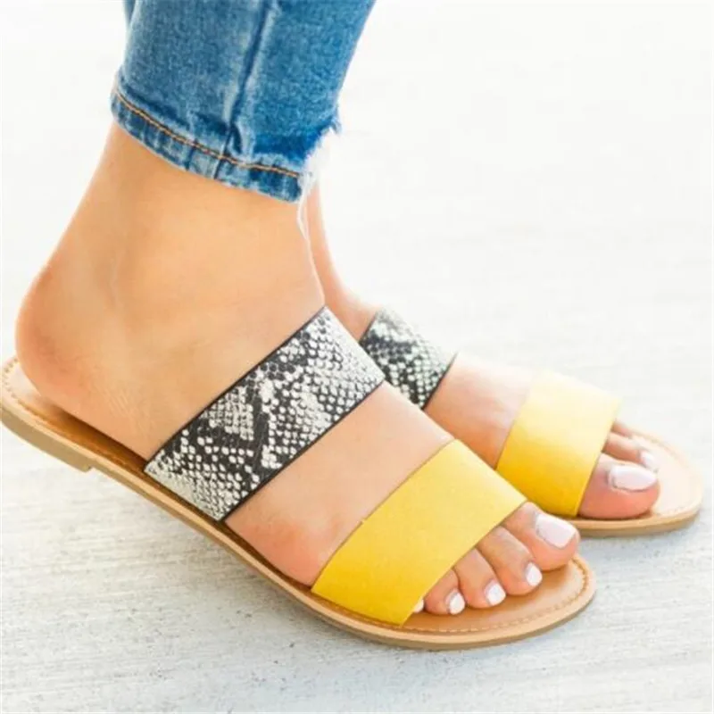 

Plus size ladies slippers summer new flat sandals women's shoes fashion casual women slippers zapatos de mujer slides