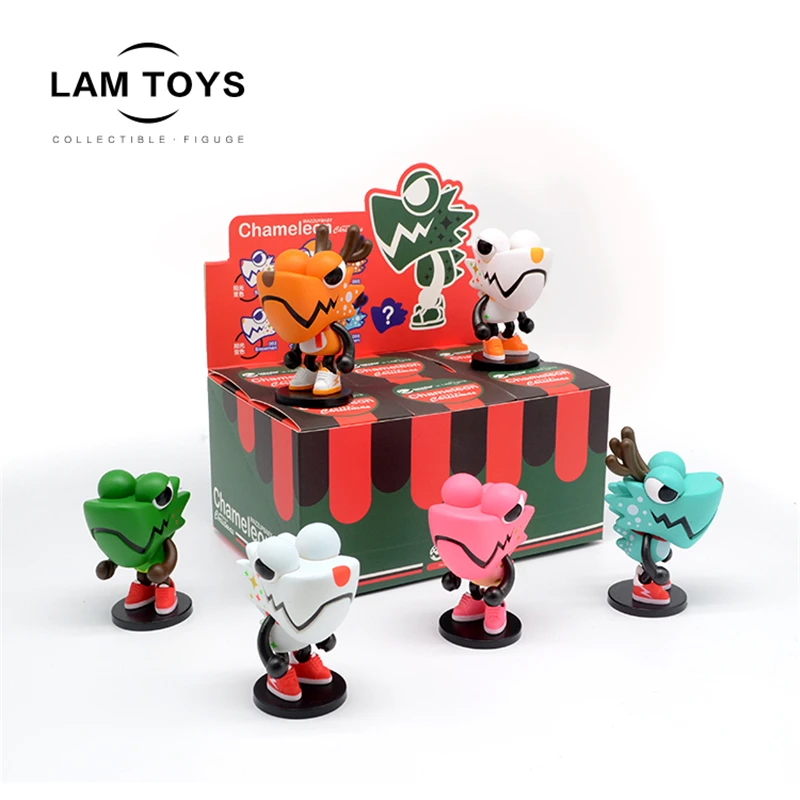 Lam Toys Хамелеон Рождество глухая коробка фотохромные УФ Солнечный свет цвет