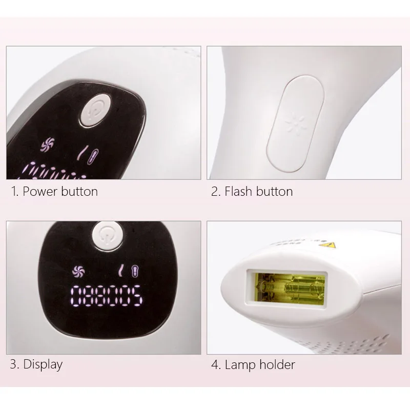 Лазерное удаление волос перманентное на лице лазерный эпилятор депилятор для