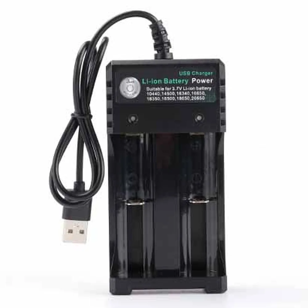 Портативное зарядное USB-устройство 3.7 В 18650 литий-ионный аккумулятор независимая