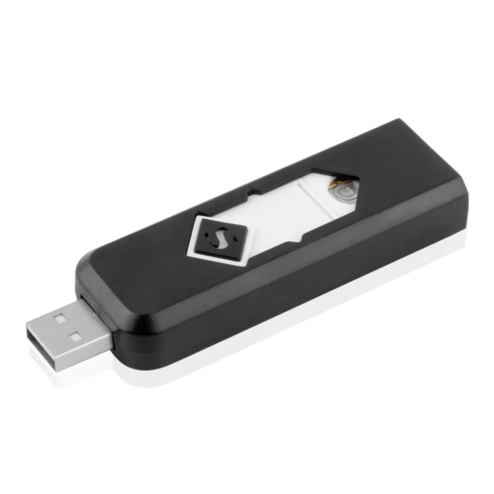 Креативная маленькая перезаряжаемая USB ветрозащитная беспламенная