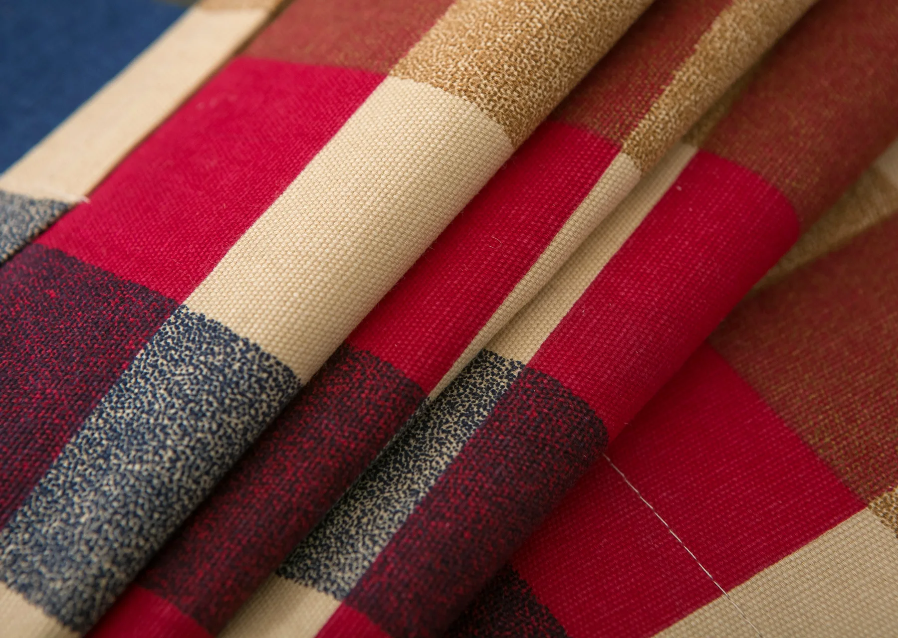 

High quality Household Cloth Microwave Oven Dust Cover for Kitchen Plaid printed dust cover