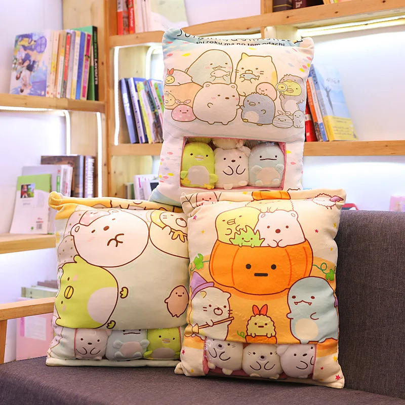 Различные типы пакетов Sumikko Gurashi & хомяк свинья кролик утки кошки и Кит плюшевая