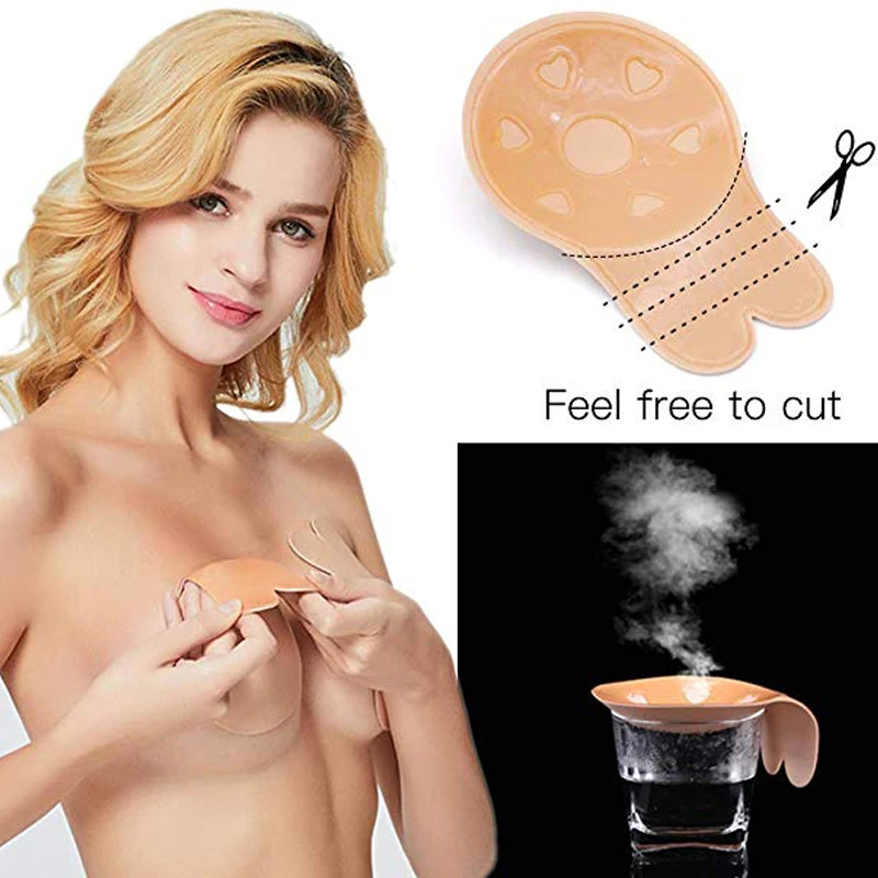 Invisible Sticky Bra Silicone Magic Breast Lift Tape Super Push Up Strapless Self Adhesive Sexy Lingerie Brassiere Femme | Женская