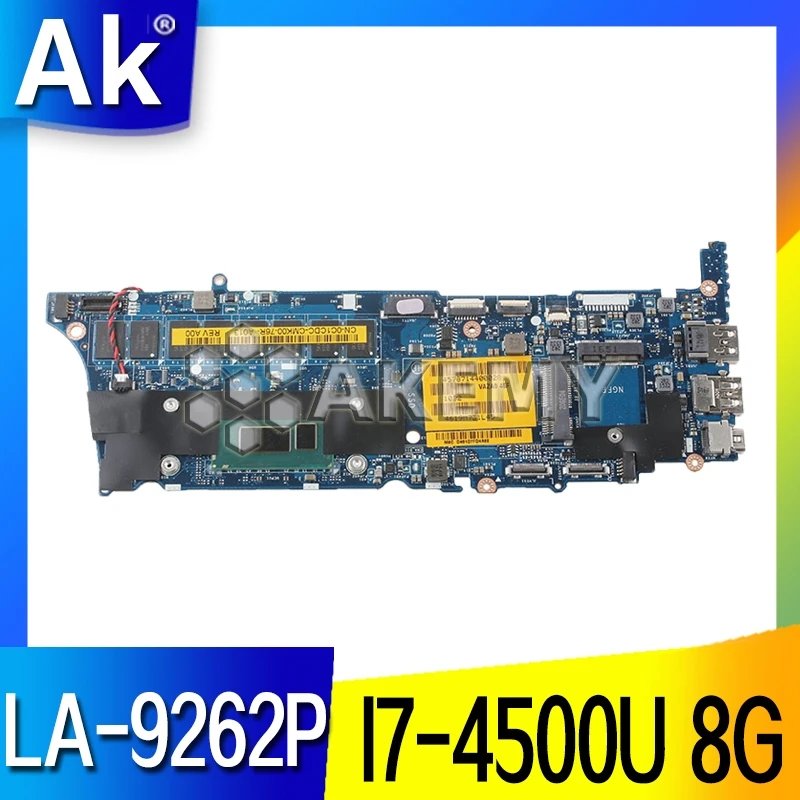 LA 9262P материнская плата для For DELL XPS 12 9Q33 VAZA0 REV: 1 0 I7 4500U 8 Гб RAM тест 100%|Материнские